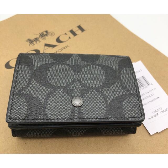 ¥39600カラー【COACH☆新品】日本限定！折り財布！オリガミ ウォレット！シグネチャー ！