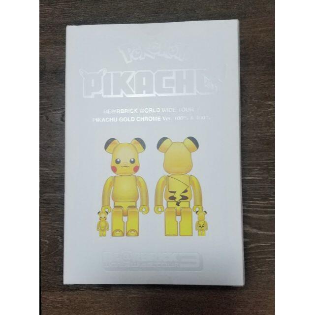 BE@RBRICK ピカチュウ GOLD CHROME 100％＆400％ - その他