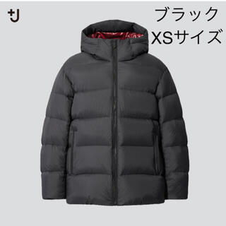 ユニクロ(UNIQLO)のユニクロ　+J ライトダウンボリュームパーカ ブラック XS(ダウンジャケット)