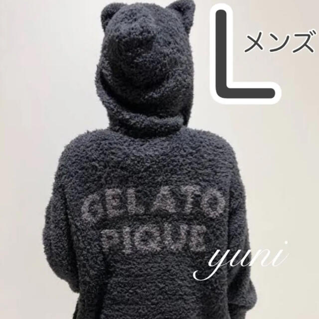 gelato pique - ハロウィン♡クロネコパーカ♡メンズLの通販 by lemonade's closet｜ジェラートピケならラクマ