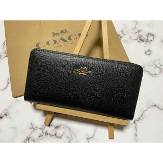 コーチ(COACH)の【COACH】コーチ定番長財布(F52372)レザーブラック(財布)