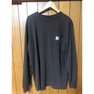 カーハート(carhartt)のcarhartt カーハート  ロンT  長袖  茶色　Lサイズ 美品❗️(Tシャツ(長袖/七分))