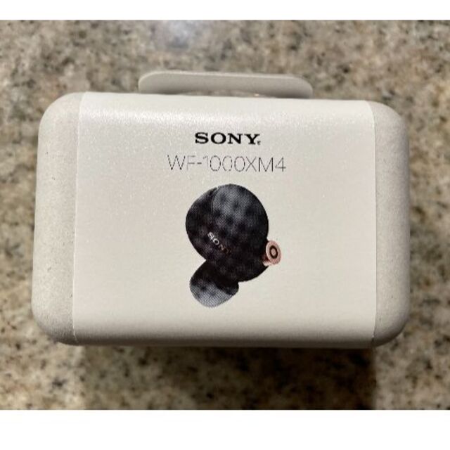 SONY(ソニー)の新品未開封 WF-1000XM4BM ブラック保証書付き2021年12月下旬購入 スマホ/家電/カメラのオーディオ機器(ヘッドフォン/イヤフォン)の商品写真