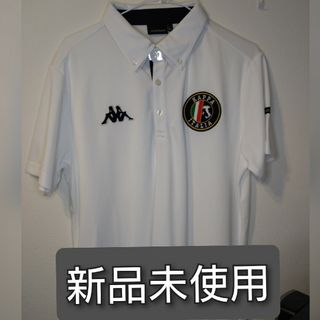 カッパ(Kappa)のゴルフシャツ　新品未使用　Kappa　Lサイズ　ホワイト　半袖(シャツ)