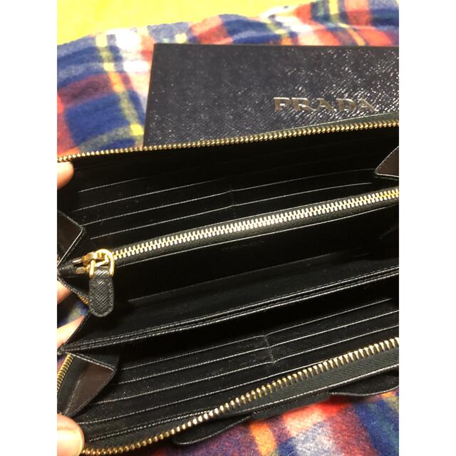PRADA(プラダ)のPRADA 長財布　リボン　サフィアーノ　プラダ   レディースのファッション小物(財布)の商品写真