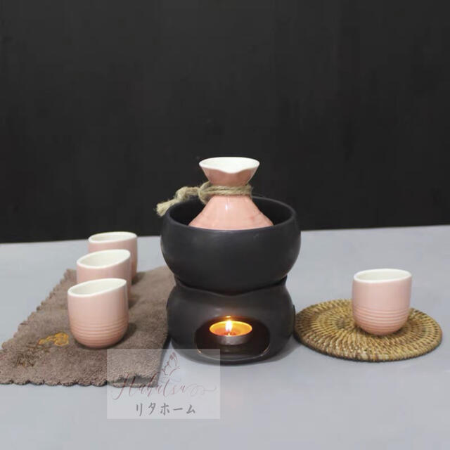 清酒酒器 酒器7点セット 徳利 焼酎 とっくり 酒燗器 保温器 温燗