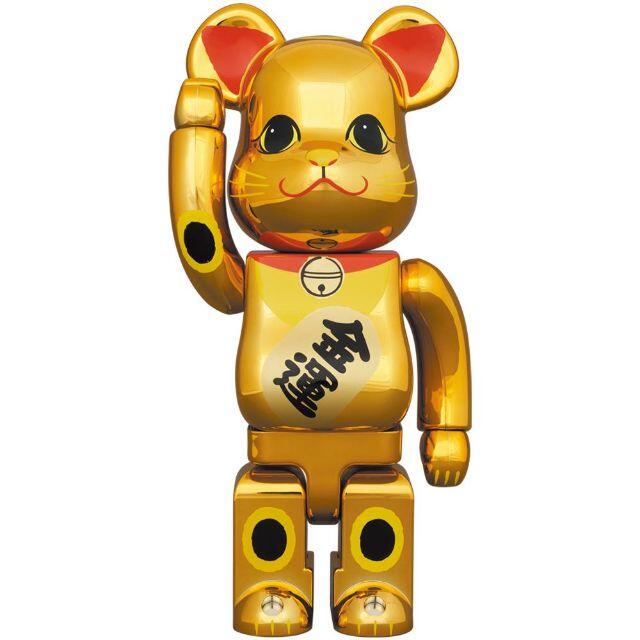 BE@RBRICK 招き猫 金運 金メッキ 参 400％