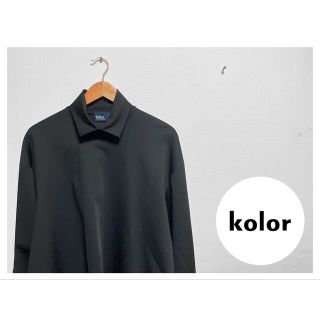 kolor 20AW タートルネックシャツカットソー 20WCL-T03202