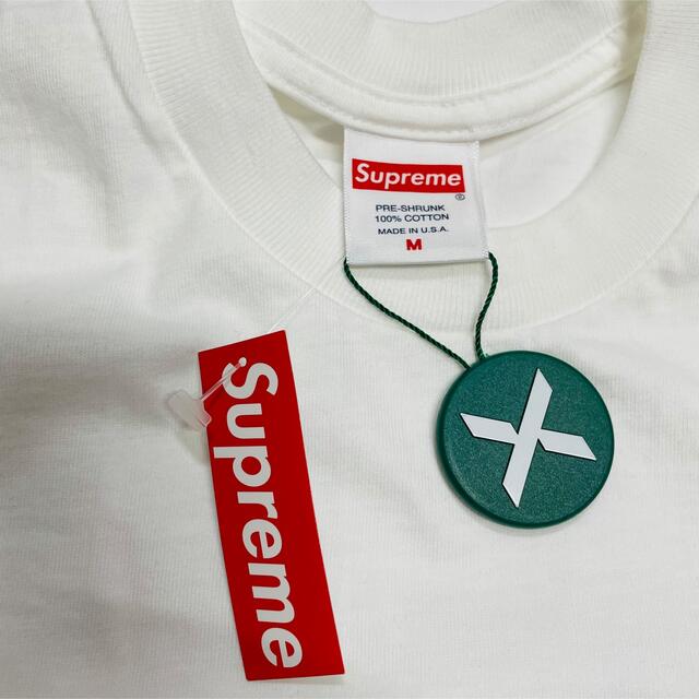 supreme Cross Box Logo Tee Red Mサイズ