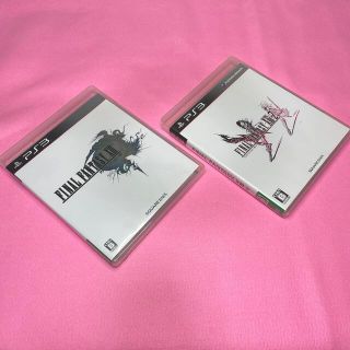 スクウェアエニックス(SQUARE ENIX)の状態良好！ファイナルファンタジー13&XIII-2 PS3 2本セット(家庭用ゲームソフト)