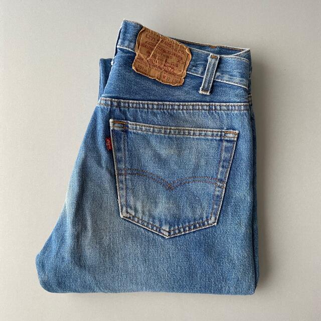 80s 米国製 ナイロンフットボタン Levi’s 501XX デニム ジーンズ