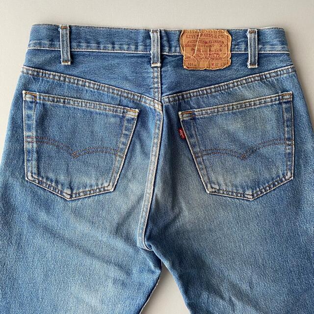 LEVIS リーバイス 501 80s90s ナイロンフットボタン-