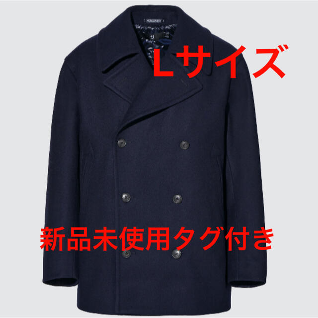 UNIQLO - プラスJ ウールブレンドオーバーサイズピーコートの通販 by