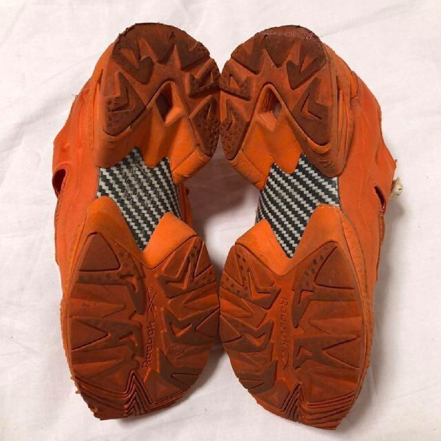Reebok - REEBOK×BEAMS INSTA PUMP FURY スニーカー オレンジの