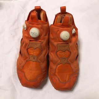 リーボック(Reebok)のREEBOK×BEAMS INSTA PUMP FURY スニーカー オレンジ(スニーカー)