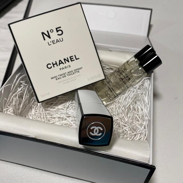 CHANEL(シャネル)のCHANEL シャネル Ｎo.5ロー オードゥトワレット ミニツィスト＆スプレイ コスメ/美容の香水(香水(女性用))の商品写真