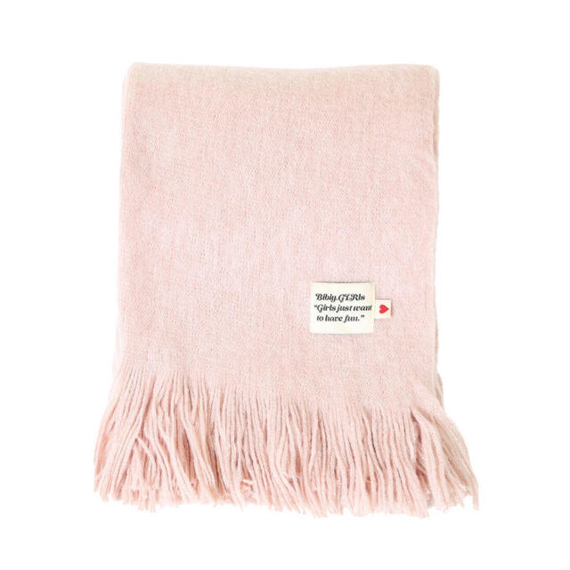 bibiy【 bibiy】FRINGE MUFFLER (PINK)