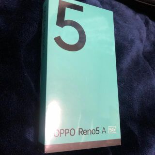 オッポ(OPPO)の【花火さん購入】新品　oppo  reno5a ワイモバイル版(スマートフォン本体)