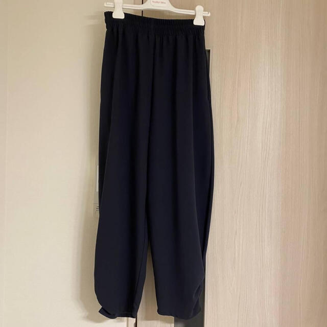 美品】SEE BY CHLOE シルエットパンツ (ネイビー) 【今日の超目玉