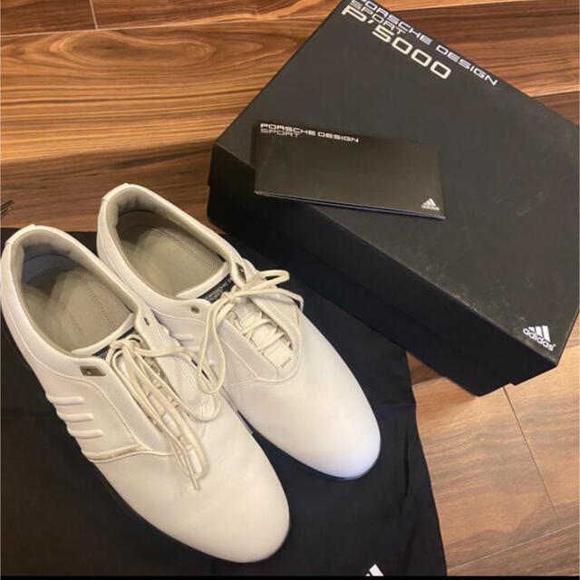 sale【新品未使用】希少品addidas ポルシェゴルフシューズメンズ27.5