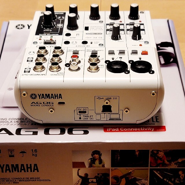 ヤマハ(ヤマハ)の★☆★YAMAHA AG06 ★☆★ 楽器のレコーディング/PA機器(ミキサー)の商品写真