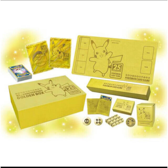 ポケカ 25th ANNIVERSARY GOLDEN BOX 4boxトレーディングカード