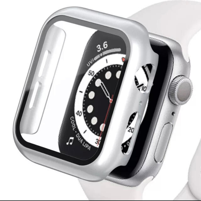 Apple Watch(アップルウォッチ)のApple Watch series7 45 全面保護 ガラス フィルム ケース メンズの時計(腕時計(デジタル))の商品写真