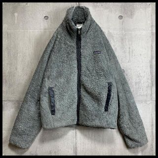 【ハーフジップ！】パタゴニア　Patagonia　ボアジャケット　ライトグレーS