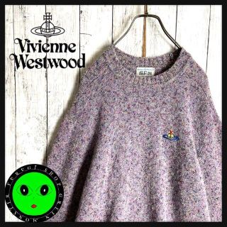 ヴィヴィアンウエストウッド(Vivienne Westwood)の【大人気オーブデザイン☆】ヴィヴィアンウエストウッド 刺繍ロゴ セーター ニット(ニット/セーター)