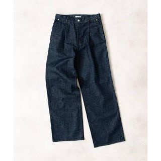 コモリ(COMOLI)のAURALEE HARD TWIST DENIM WIDE SLACKS(デニム/ジーンズ)