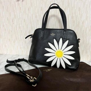 ケイトスペードニューヨーク(kate spade new york)のケイトスペードニューヨーク　ハンドバッグ ワンポイント花　ショルダーバッグ(ハンドバッグ)