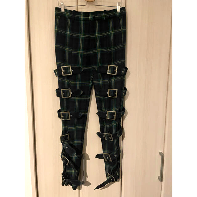 即出荷可能 charles jeffrey LOVERBOY ボンテージ パンツ デニム