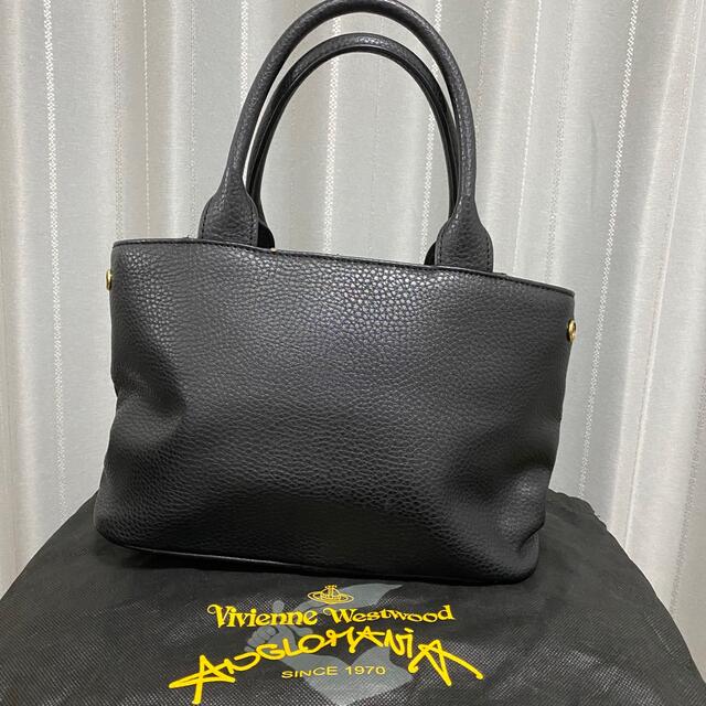 Vivienne Westwood(ヴィヴィアンウエストウッド)のVivienne Westwood ヴィヴィアン レザー ハンドバッグ ブラック レディースのバッグ(ハンドバッグ)の商品写真