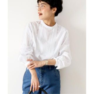 スピックアンドスパン(Spick & Span)のSpick & Span ドビーロンレースブラウス(シャツ/ブラウス(長袖/七分))