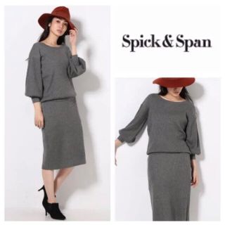 スピックアンドスパン(Spick & Span)のspick & span セットアップ　リブニット2way スピックアンドスパン(ニット/セーター)