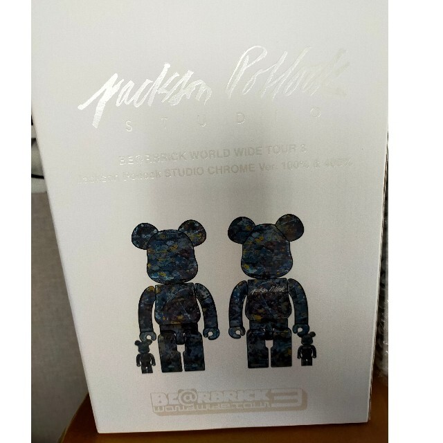 BE@RBRICK Jackson Pollock 100%400%おもちゃ/ぬいぐるみ