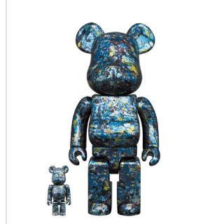 メディコムトイ(MEDICOM TOY)のBE@RBRICK Jackson Pollock 100%400%(キャラクターグッズ)