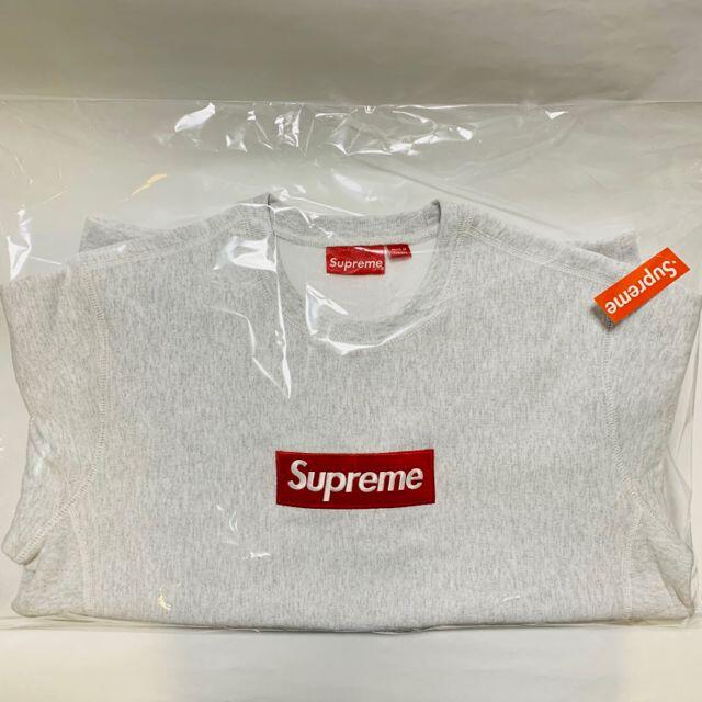 Supreme  BoxLogo Crewneck 18FW  Ash Grey