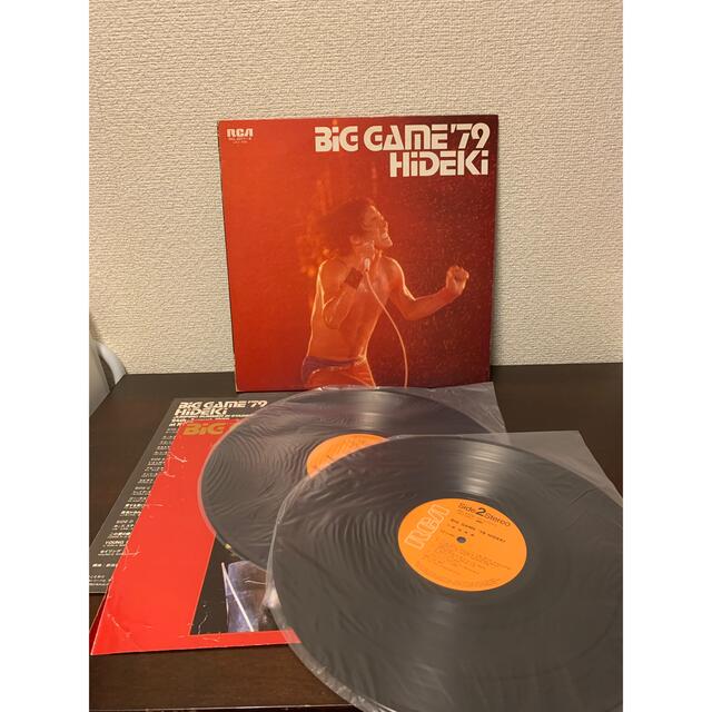 Big Game83 との３組セット！西城秀樹 / ビッグ・ゲーム' 79 80 4
