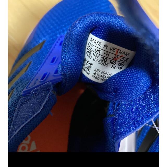 adidas(アディダス)のアディダス　18 ブルー キッズ/ベビー/マタニティのキッズ靴/シューズ(15cm~)(スニーカー)の商品写真