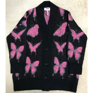 エムエスジイエム(MSGM)のSALE MSGM パピヨン　モヘア　カーディガン(カーディガン)