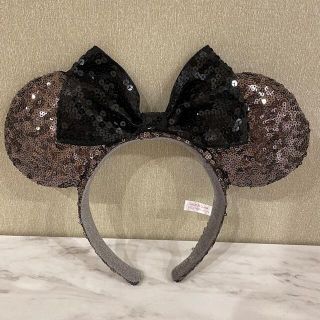 ディズニー(Disney)のミニーカチューシャ　ブラック　ブラウン　(カチューシャ)