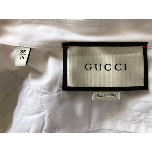 グッチ GUCCI 17SS Duke 刺繍シャツ ドラゴン フローラル 長袖 - dev 【人気ショップが最安値挑戦!】 ☆新品☆ GUCCI フローラル ドラゴン 刺繍シャツ Duke 17SS シャツ