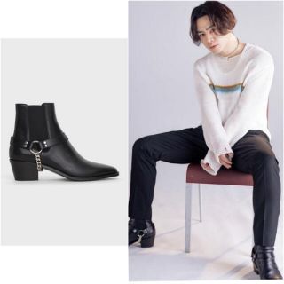 celine - CELINE カマルグ ブーツ BIKER CHELSEA BOOT 41 登坂の通販