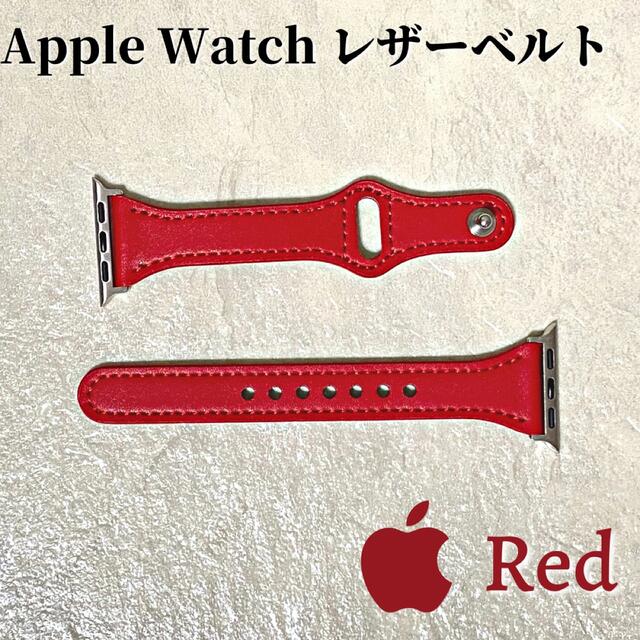 Apple Watch 本革 レザー ベルト 韓国 人気 細み アップルウォッチ