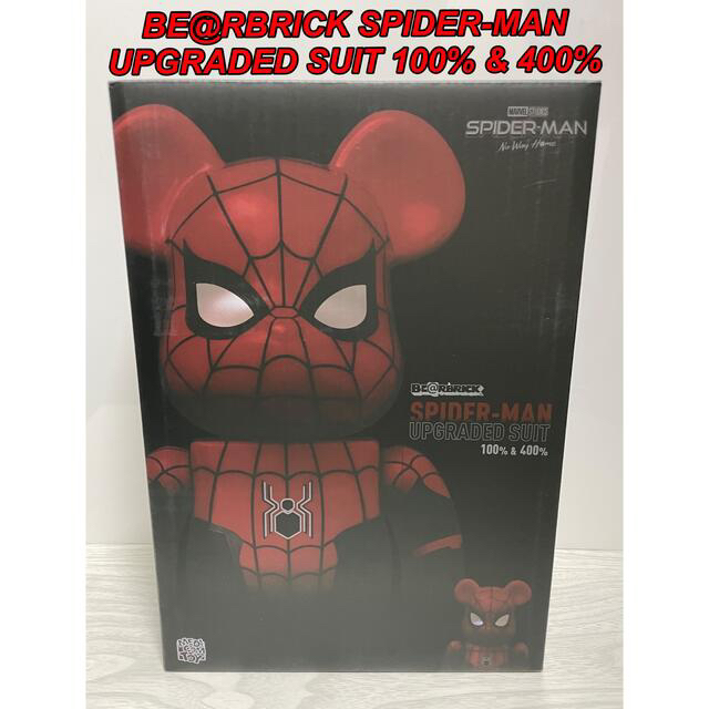 BE@RBRICK SPIDER-MANUPGRADEDSUIT100%400%