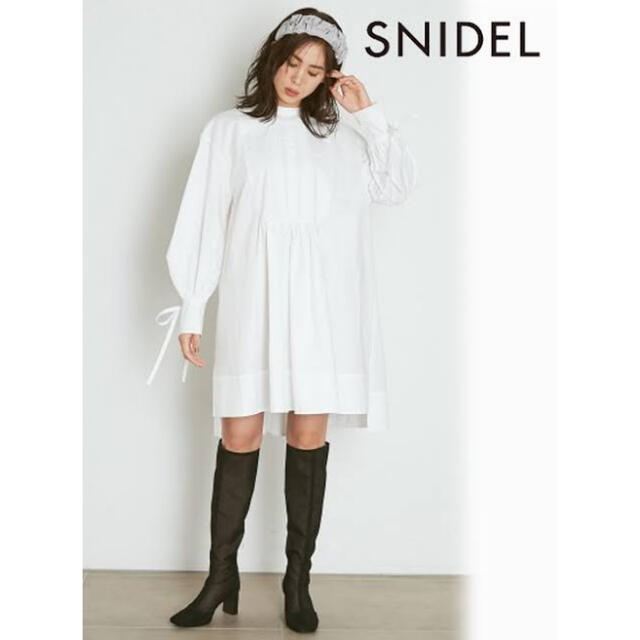 SNIDEL ORGANICSタキシードシャツワンピ