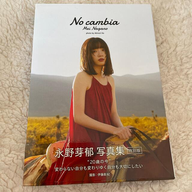 永野芽郁 2nd写真集「No cambia」（特別版） エンタメ/ホビーの本(アート/エンタメ)の商品写真