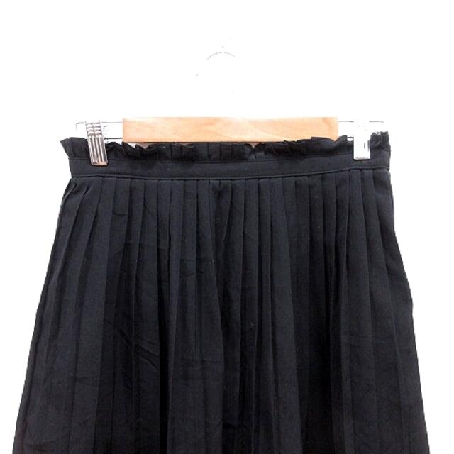 kumikyoku（組曲）(クミキョク)のクミキョク 組曲 KUMIKYOKU スカート プリーツ ミニ S3 黒 レディースのスカート(ミニスカート)の商品写真