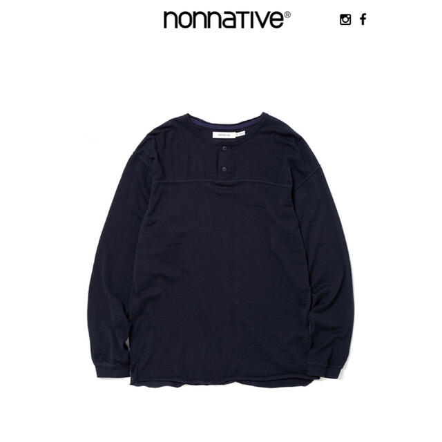 nonnative HUNTER HENLEY NECK LS TEE WOOLニット/セーター